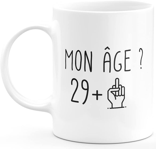 Mug Cadeau Anniversaire 30 Ans impression artisanale française en  Nouvelle-Aquitaine