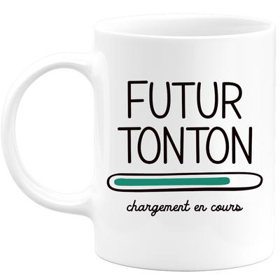 Mug cup birth announcement future uncle 2022