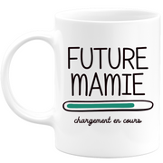 quotedazur - Mug Future Mamie 2024 Chargement En Cours - Cadeau Future Grand-Mère - Surprise Annonce Grossesse Garçon/Fille Naissance Bébé