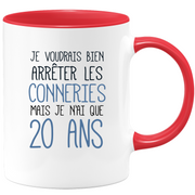 Funny funny 20th birthday mug - 20th birthday gift mug Man Woman Humor Original