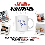 quotedazur - Mug Salut Les Moches - Cadeau Collègue Retraite - Idée Cadeau Original, Femme - Tasse Couple Saint Valentin - Gadget Geek Homme - Idéal Anniversaire Soeur Ou Meilleure Amie
