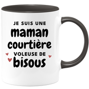 quotedazur - Mug I Am A Broker Mom Thief Of Kisses - Original Mother's Day Gift - Gift Idea For Mom Birthday - Gift For Future Mom Birth