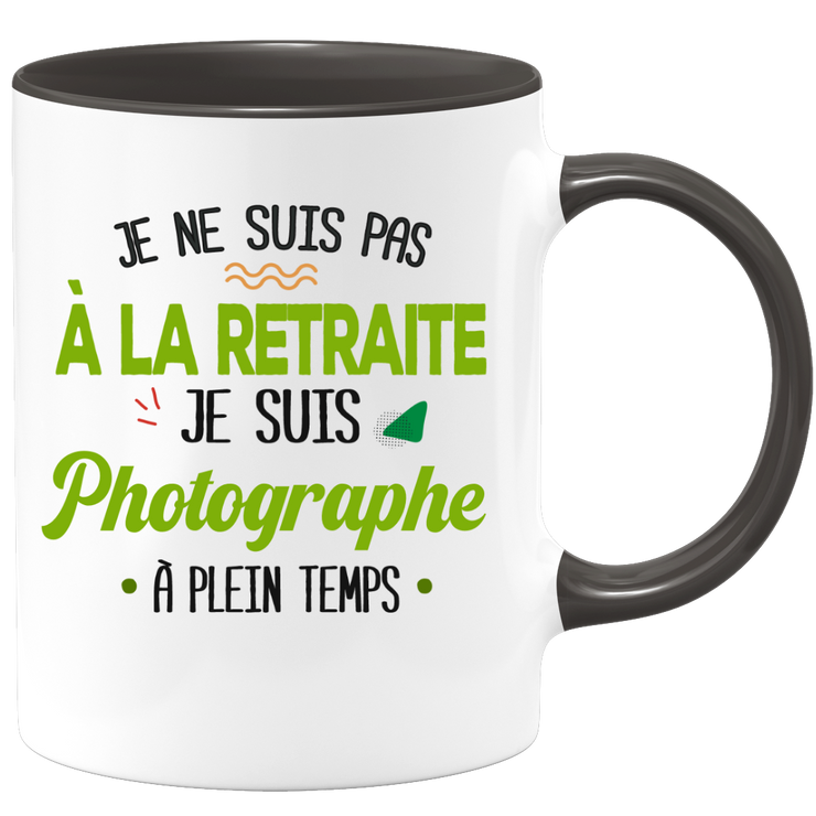 quotedazur - Mug Retraite Je Suis Photographe - Cadeau Humour Hobbies - Idée Cadeau Retraite Original Photographie - Tasse Photographe - Départ Retraite Anniversaire Ou Noël