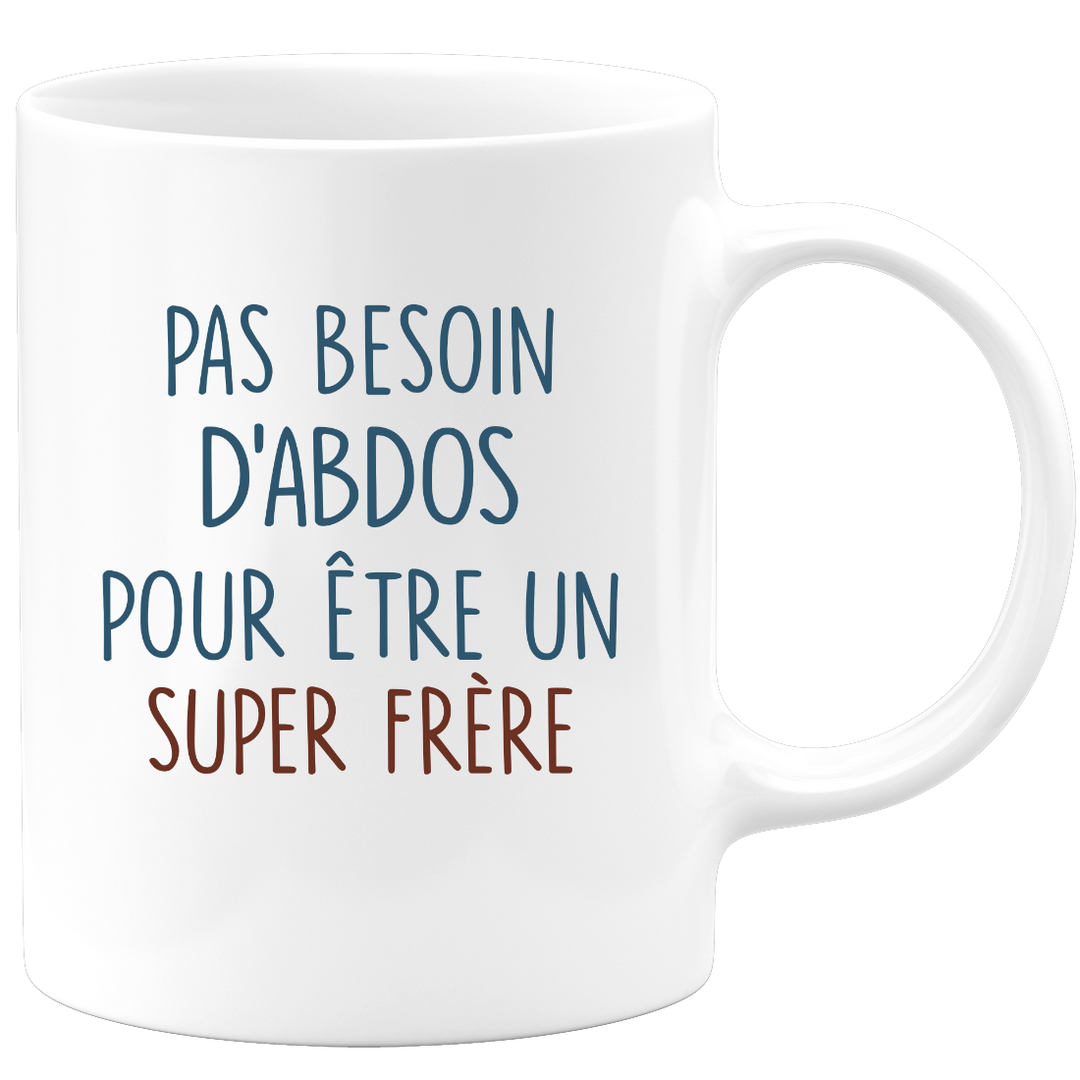 Funny French Quote Mug - "It's Complicated To Be An Ideal Man & A Brother-in-Law" Gift For Beau-Frère, Rose