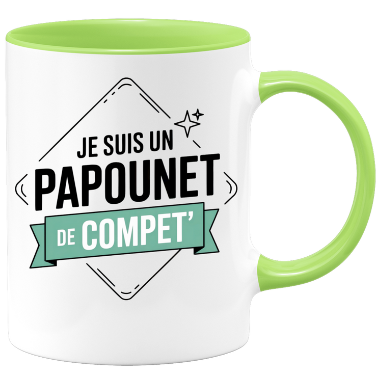 Mug je suis un papounet de compet