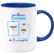 Mug Meilleur Frangin de l'univers - Mug personnalisé avec 2 photos famille