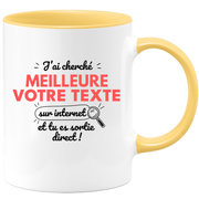 Mug personnalisable femme J'ai cherché Meilleure sur Internet - Métier Passion Sport