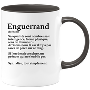 quotedazur - Mug Définition Prénom Enguerrand Dieu Tout Simplement - Cadeau Humour Prénom - Idée Cadeau Famille Saint Valentin - Tasse Prénom Enguerrand