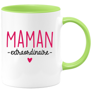 quotedazur - Mug Maman Extraordinaire - Cadeau Maman Original - Idée Cadeau Pour Anniversaire Maman - Cadeau Pour Jeune Ou Future Maman Suite À Une Naissance