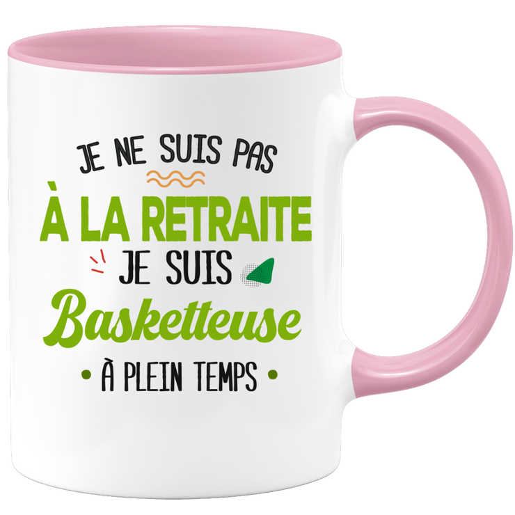 quotedazur - Mug Retraite Je Suis Basketteuse - Cadeau Humour Sport - Idée Cadeau Retraite Original Basket-Ball - Tasse Basketteuse - Départ Retraite Anniversaire Ou Noël