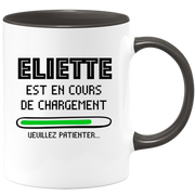quotedazur - Mug Eliette Est En Cours De Chargement Veuillez Patienter - Cadeau Eliette Prénom Femme Personnalisé - Cadeau Annniversaire Noël Adolescent Collègue