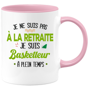 quotedazur - Mug Retraite Je Suis Basketteur - Cadeau Humour Sport - Idée Cadeau Retraite Original Basket-Ball - Tasse Basketteur - Départ Retraite Anniversaire Ou Noël