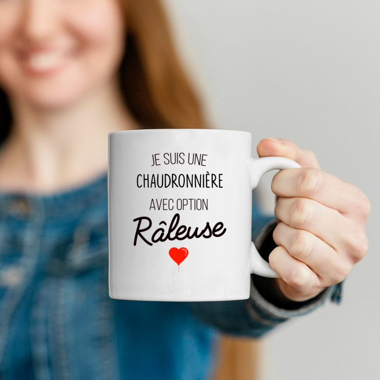 quotedazur - Mug Je Suis Une Chaudronnière Avec Option Râleuse - Cadeau Idéal Pour Chaudronnière - Cadeau Personnalisé Pour Femme - Cadeau Original Pour Anniversaire Ou Noël