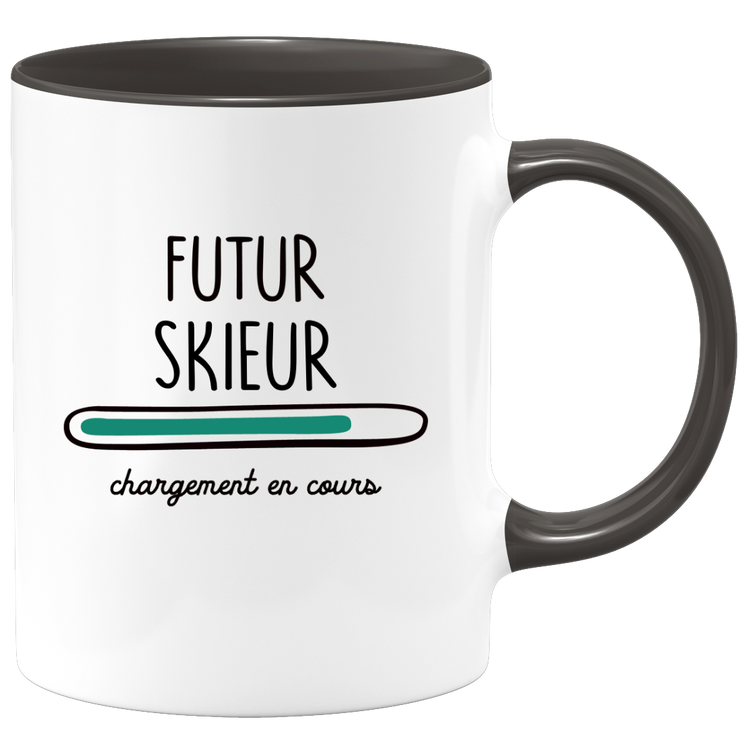quotedazur - Mug Futur Skieur, Idée Cadeau Parfaite Pour Passionnés de Ski, Anniversaires, Noël