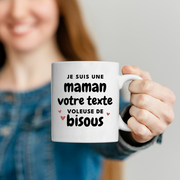 Mug personnalisable Maman voleuse de bisous - métier passion