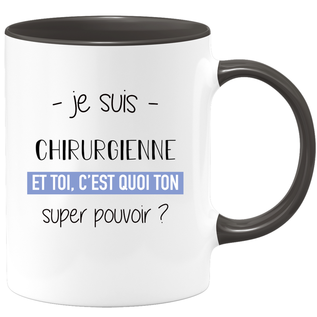T-Shirt Humour Chirurgien - « Je Suis Chirurgien, Quel Est Ton Super Pouvoir ? » - Cadeau Drôle Pour Médecin, étudiant, Anniversaire Ou Noël