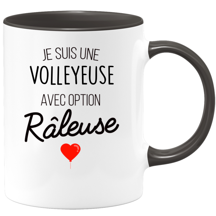quotedazur - Mug Je Suis Une Volleyeuse Avec Option Râleuse - Cadeau Idéal Pour Volleyeuse - Cadeau Personnalisé Pour Femme - Cadeau Original Pour Anniversaire Ou Noël