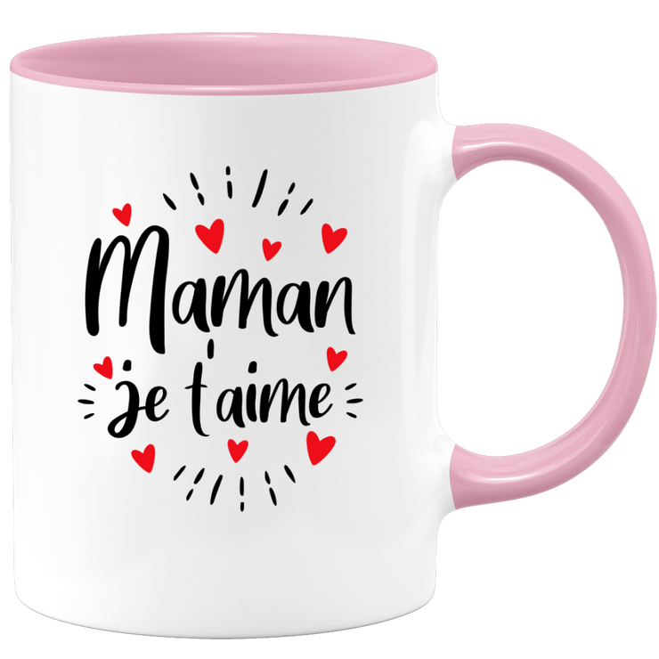quotedazur - I Love You Mom Mug - Original Mom Gift - Gift Idea For Mom Birthday - Gift For Young Or Future Mom Following A Birth