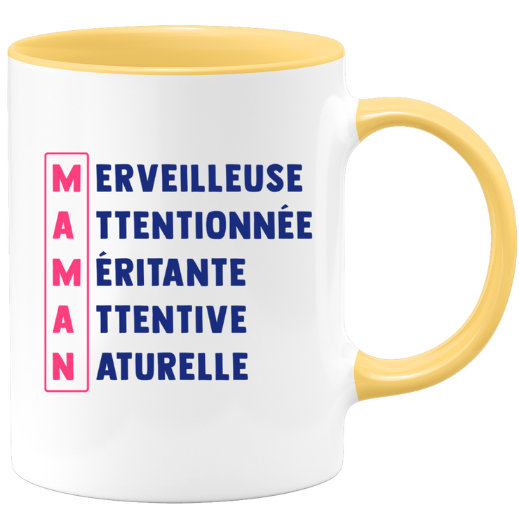 quotedazur - Mug Définition Maman - Cadeau Maman Original - Idée Cadeau Pour Anniversaire Maman - Cadeau Pour Jeune Ou Future Maman Suite À Une Naissance