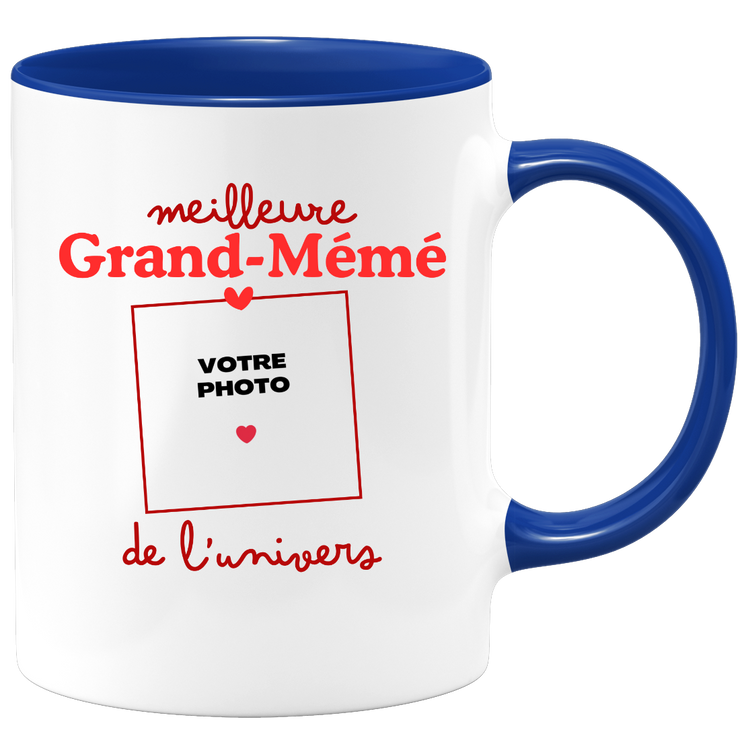Mug Meilleure Grand-mémé de l'univers - Mug personnalisé avec photo famille