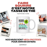quotedazur - Mug Bonne Chance Pour Trouver De Meilleurs Collègues Que Nous - Cadeau Départ Homme, Femme, Chef, Stagiaire, Départ Retraite, Merci, Remerciement - Idée Cadeau Humour