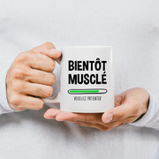 Muscle soon mug please wait - sport bodybuilding humor gift