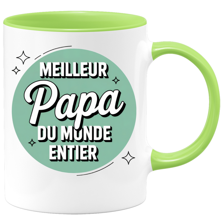 Mug meilleur papa du monde entier