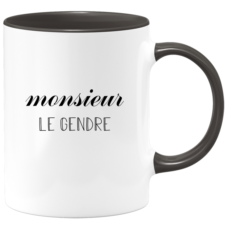 quotedazur - Mug Monsieur Le Gendre Idéal Pour Cadeau Famille, Anniversaire, Noël