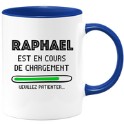 quotedazur - Mug Raphael Est En Cours De Chargement Veuillez Patienter - Cadeau Raphael Prénom Homme Personnalisé - Cadeau Annniversaire Noël Adolescent Collègue