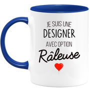 mug i'm a designer with rause option