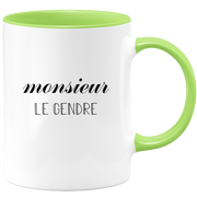 quotedazur - Mug Monsieur Le Gendre Idéal Pour Cadeau Famille, Anniversaire, Noël