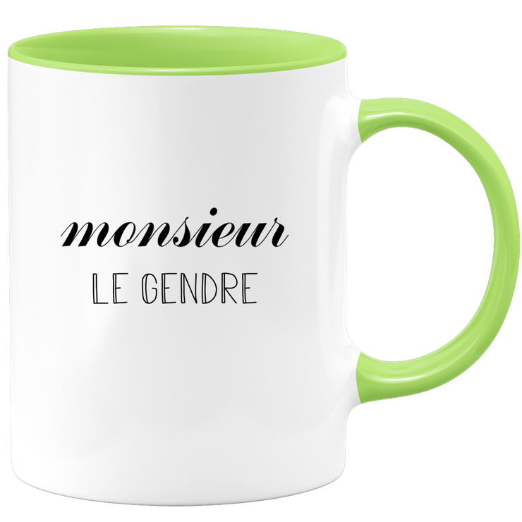 quotedazur - Mug Monsieur Le Gendre Idéal Pour Cadeau Famille, Anniversaire, Noël