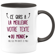 Mug personnalisable ce gars a la meilleure femme du monde