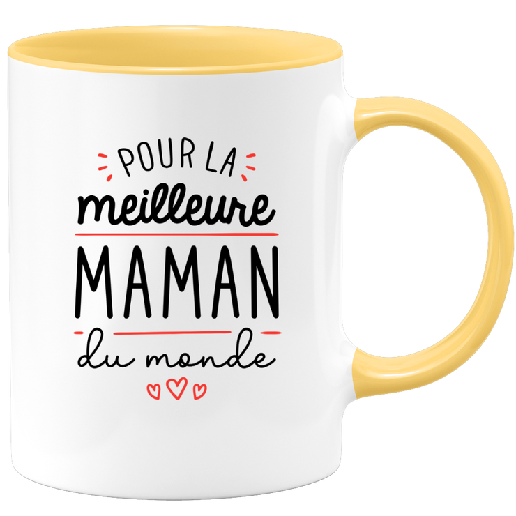 quotedazur - World's Best Mum Mug - Original Mum Gift - Gift Idea For Mum Birthday - Gift For Young Or Future Mum Following A Birth