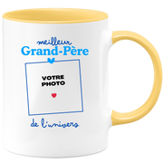Mug Meilleur Grand-père de l'univers - Mug personnalisé avec photo famille