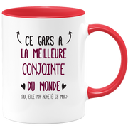 Mug ce gars a la meilleure Conjointe du monde (oui, elle m'a acheté ce mug)
