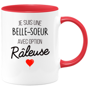 quotedazur - Mug Je Suis Une Belle-Soeur Avec Option Râleuse - Cadeau Idéal Pour Belle-Soeur - Cadeau Personnalisé Pour Femme - Cadeau Original Pour Anniversaire Ou Noël