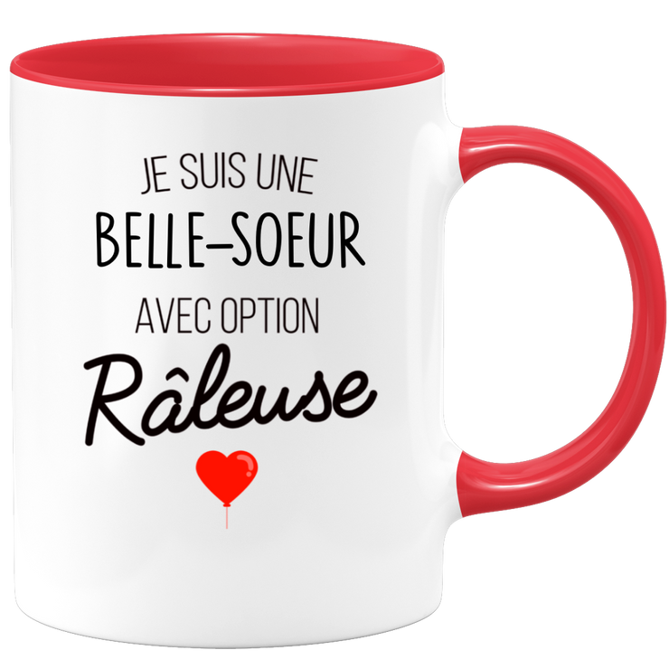 quotedazur - Mug Je Suis Une Belle-Soeur Avec Option Râleuse - Cadeau Idéal Pour Belle-Soeur - Cadeau Personnalisé Pour Femme - Cadeau Original Pour Anniversaire Ou Noël