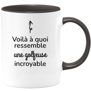 quotedazur - Mug Voilà À Quoi Ressemble Une Golfeuse Incroyable - Cadeau Pour Golfeuse - Cadeau Personnalisé Pour Femme - Cadeau Original Anniversaire Ou Noël