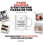 QUOTEDAZUR - Mug "Voilà À Quoi Ressemble Une Agricultrice Incroyable" - Cadeau Pour Agricultrice - Cadeau Personnalisé Pour Femme - Cadeau Original Anniversaire Ou Noël