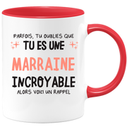 Mug parfois, tu oublies que tu es une Marraine incroyable, alors voici un rappel