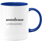 quotedazur - Mug Madame La Realisatrice - Cadeau Pour Realisatrice - Cadeau Personnalisé Pour Femme - Cadeau Original Anniversaire Ou Noël