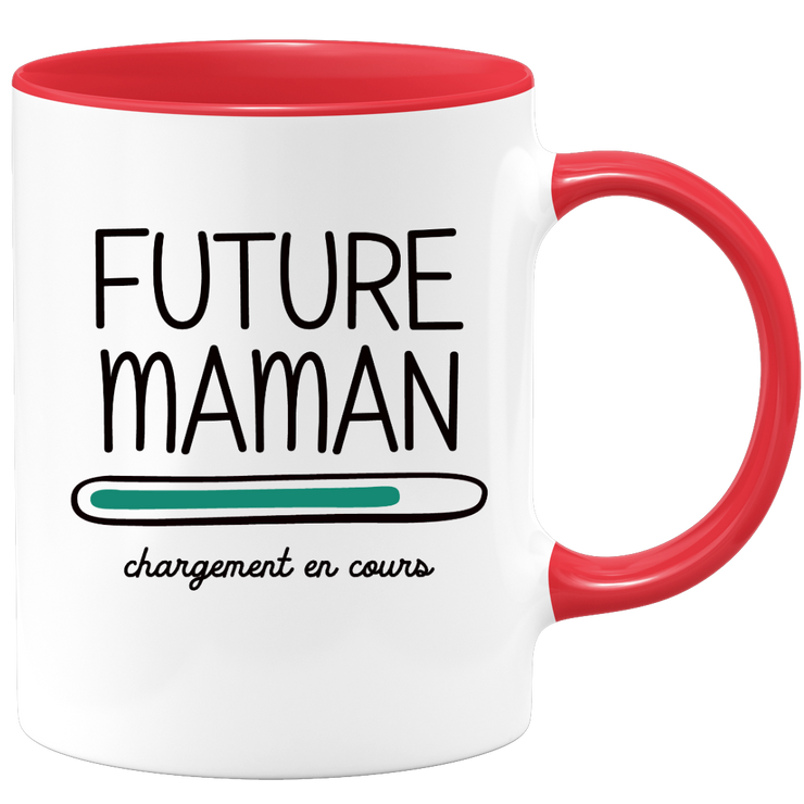 quotedazur - Mug Future Maman 2024 Chargement En Cours - Cadeau Future Mère - Surprise Annonce Grossesse Garçon/Fille Naissance Bébé Maman