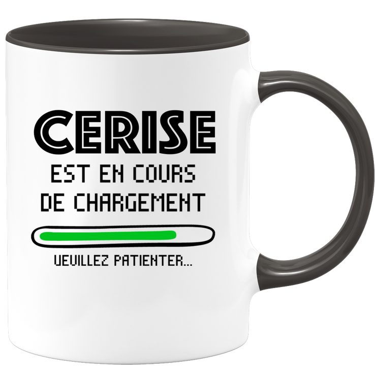 quotedazur - Mug Cerise Est En Cours De Chargement Veuillez Patienter - Cadeau Cerise Prénom Femme Personnalisé - Cadeau Annniversaire Noël Adolescent Collègue