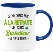 quotedazur - Mug Retraite Je Suis Basketteur - Cadeau Humour Sport - Idée Cadeau Retraite Original Basket-Ball - Tasse Basketteur - Départ Retraite Anniversaire Ou Noël