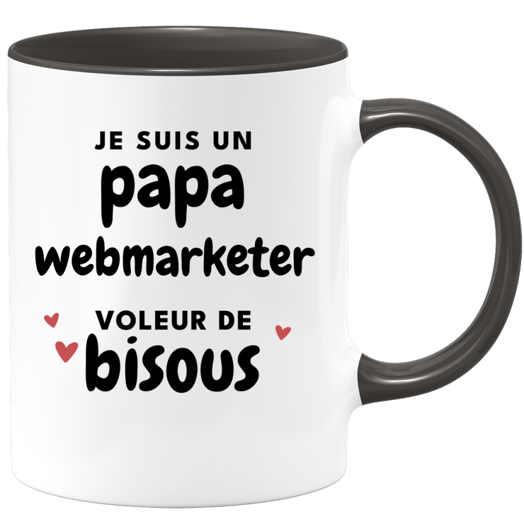 quotedazur - Mug I'm A Webmarketer Kiss Thief Dad - Original Father's Day Gift - Gift Idea For Dad Birthday - Gift For Future Dad Birth