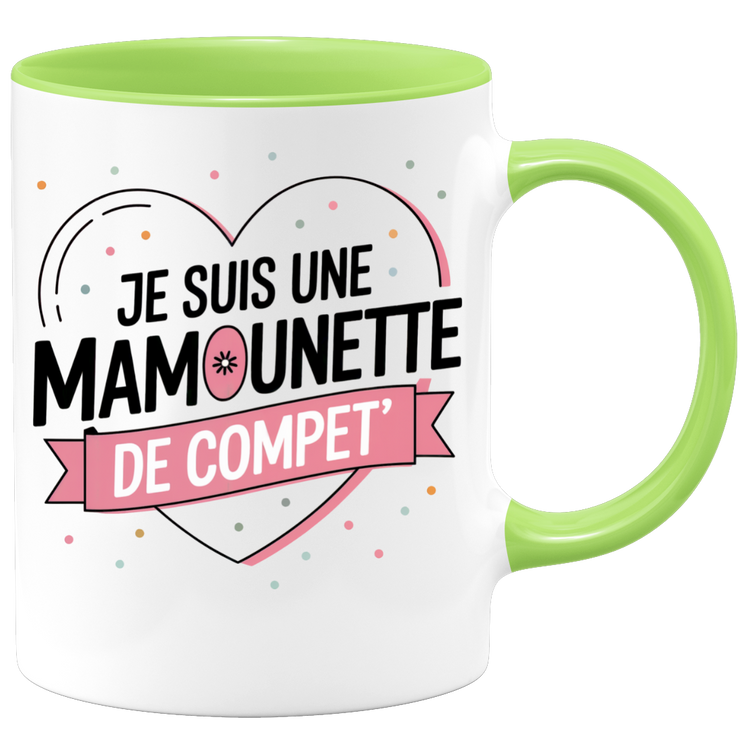 Mug je suis une mamounette de compet
