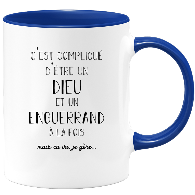 Enguerrand gift mug - Enguerrand god - Personalized first name gift Birthday Man Christmas departure colleague - Ceramic - White