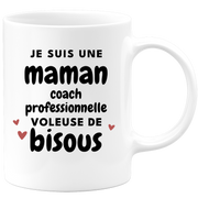 quotedazur - Mug I'm A Professional Coach Mom Thief Of Kisses - Original Mother's Day Gift - Gift Idea For Mom Birthday - Gift For Future Mom Birth