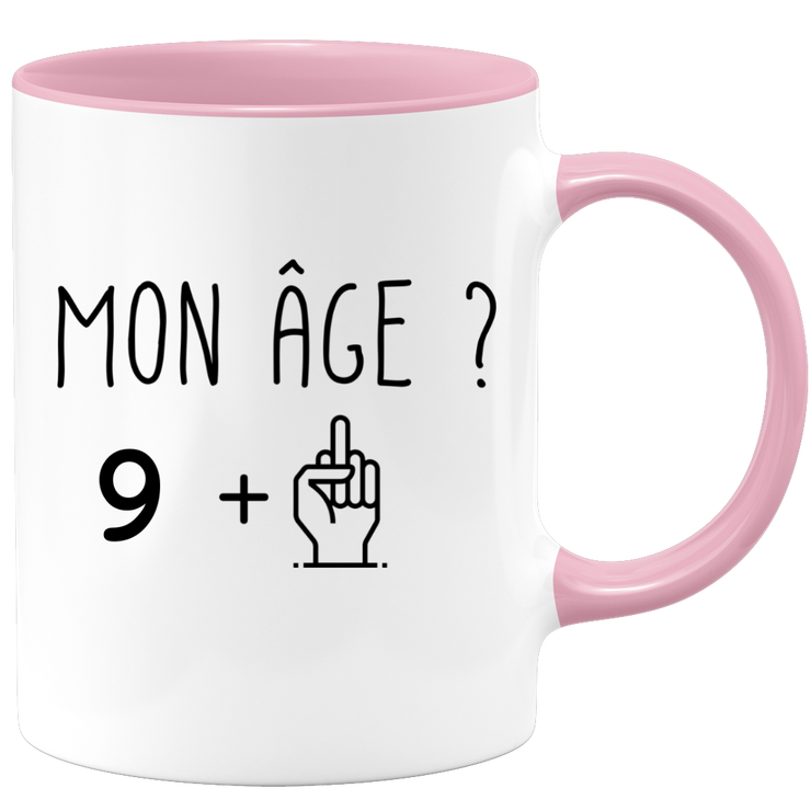 quotedazur - Mug Idée Cadeau 10 ans Homme Femme - Cadeau Anniversaire 10 Ans - Idée Cadeau Original, Humour, Drôle, Rigolo, Fun - Mug Tasse Café Thé Pas Cher